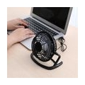 Tragbarer DC5V-Lüfter, USB-Mini-Lüfter, leiser Betrieb, natürlicher Wind, 4 Flügel, Lüfter, kleiner Tischventilator für Laptops,