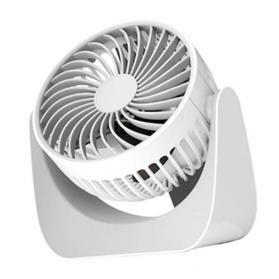 Kleiner USB-Tischventilator, um 360 ° verstellbarer Neigungswinkel, kleiner, aber leistungsstarker tragbarer Mini-Ventilator, De