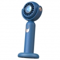 Handheld Fan Mute Electric Lightweight Outdoor Starke Winde für Unterwegs Farbe Blau