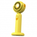 Handheld Fan Mute Electric Lightweight Outdoor Starke Winde für Unterwegs Farbe Gelb