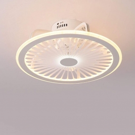 More about Deckenventilator mit Beleuchtung 32W Fan Deckenlampe Leise Ventilator Deckenleuchte Pendelleuchte Lüfterlicht für Wohnzimmer Sch