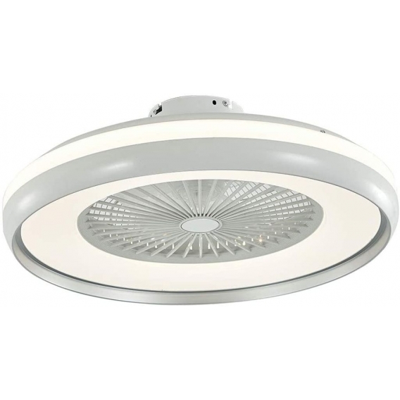 23" Deckenventilator mit Beleuchtung Fernbedienung Fan Moderne LED Deckenleuchte einstellbare Geschwindigkeit 60W