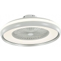 23" Deckenventilator mit Beleuchtung Fernbedienung Fan Moderne LED Deckenleuchte einstellbare Geschwindigkeit 60W