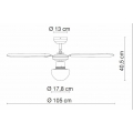 GLOBO Deckenventilator mit LED Beleuchtung Deckenlampe 105cm 0330LED