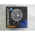 Sonnenkönig Metal Black 12" Tischventilator schwarz 10501512