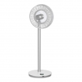 Klarstein Whisperwind Standventilator  ,  transparenter 9-Blatt-Rotor (12"/30,5 cm)  ,  3 Windarten: Normal/Natur/Schlaf  ,  Luf