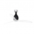 Faro Mini Eterfan Ø128 cms Schwarz Mate Blades Transparentarent