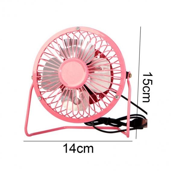 USB-Ventilator, tragbarer kleiner Tischventilator, persönlicher Mini-Ventilator mit zwei Geschwindigkeitseinstellungen, super le