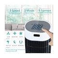 XMTECH 60W Turmventilator Standventilator Säulenventilator mit 3 Geschwindigkeiten und Timer 70° Oszilation Ventilator mit Fernb