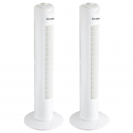 More about 2er Set Tower Ventilator, weiss, Höhe 81 cm