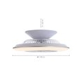 LED Deckenventilator, Fernbedienung, dimmbar, CCT, 58 cm