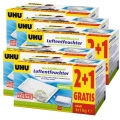 UHU Original Luftentfeuchter Nachfüllbeutel 3x1000g Neutral air max (5er Pack)