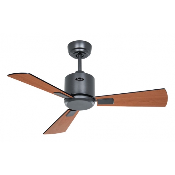 Deckenventilator Eco Neo III 92 BG Schwarz / Teak