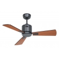 Deckenventilator Eco Neo III 92 BG Schwarz / Teak