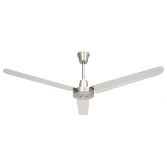 [ BEST SELLER ] Deckenventilator 142 cm Silbern TOP-MARKT