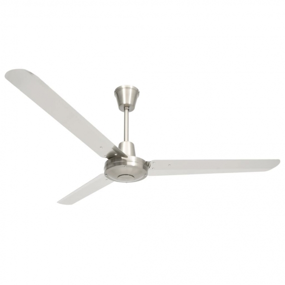 [ BEST SELLER ] Deckenventilator 142 cm Silbern TOP-MARKT