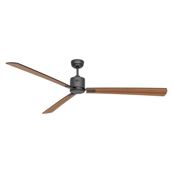 Deckenventilator Eco Neo III 180 BG Schwarz / Teak