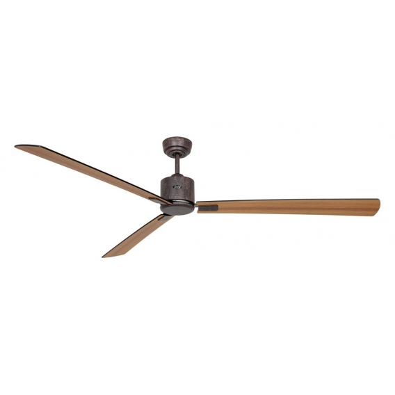 Deckenventilator Eco Neo III 180 BZ Schwarz / Teak