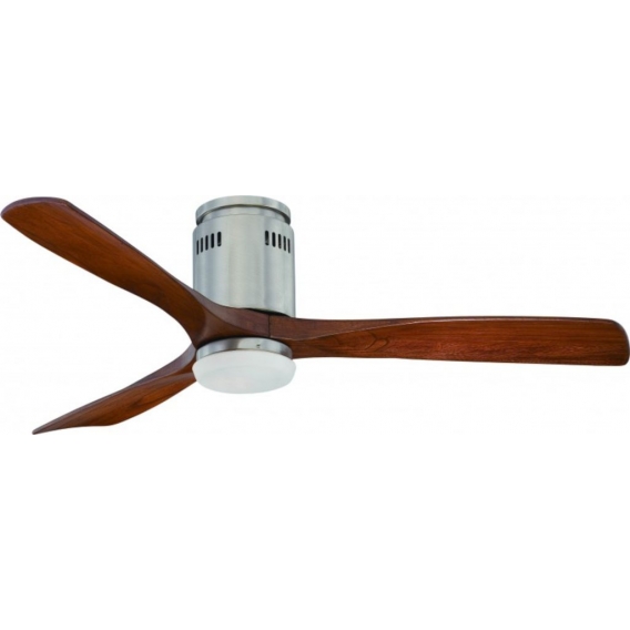 Energiespar Deckenventilator Zeta Walnuss 132 cm mit LED