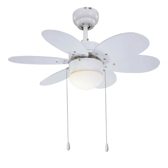 Deckenventilator Rainbow Weiß 76 cm mit Licht