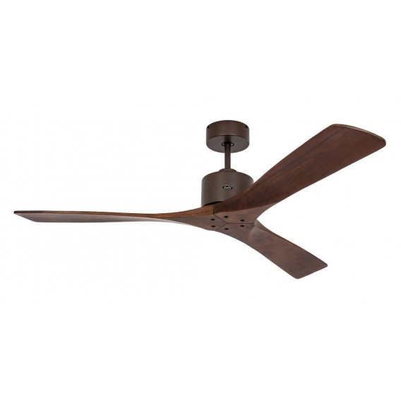 Deckenventilator Macau 132 cm Bronze / Nussbaum