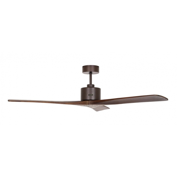 Deckenventilator Macau 132 cm Bronze / Nussbaum