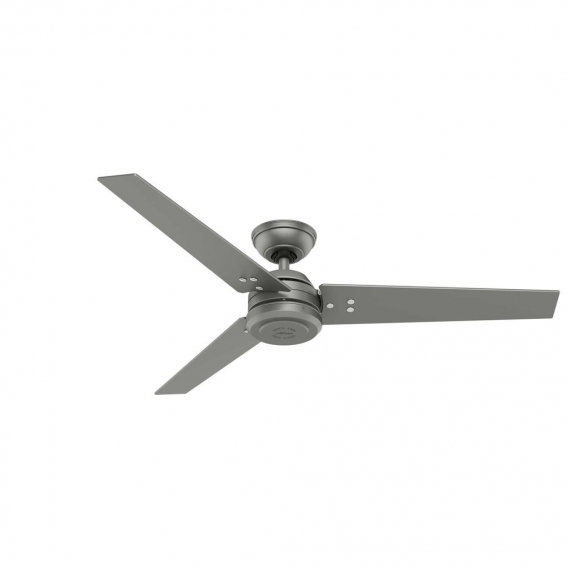 Deckenventilator Protos Silber 132 cm mit Wandschalter