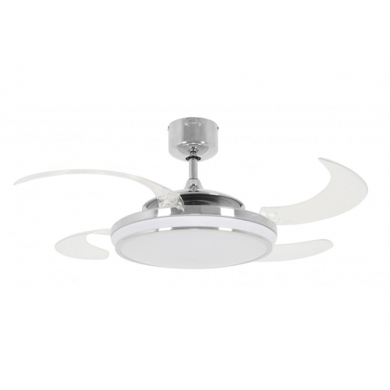 Deckenventilator Fanaway EVO1 LED dimmbar Chrom glänzend