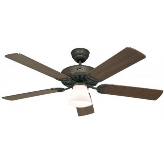 Deckenventilator Classic ROYAL 1t 132 cm Braun mit Licht