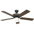 Deckenventilator Classic ROYAL 1t 132 cm Braun mit Licht