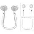 AcserGery USB-Ventilator, 2 in 1 abnehmbarer Halsventilator, tragbarer Mini-Halsventilator, 3 Geschwindigkeiten, einstellbarer H