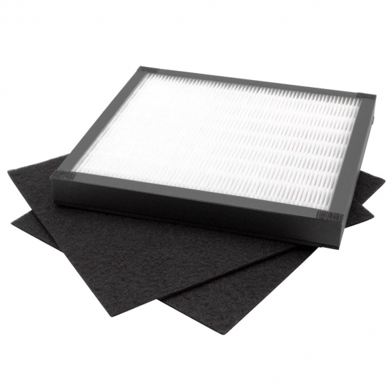 vhbw Filterset kompatibel mit Dirt Devil Pureza AC 150 Luftreiniger - Ersatz für Dirt Devil 0150022 Filter Ersatzfilter Luftfilt