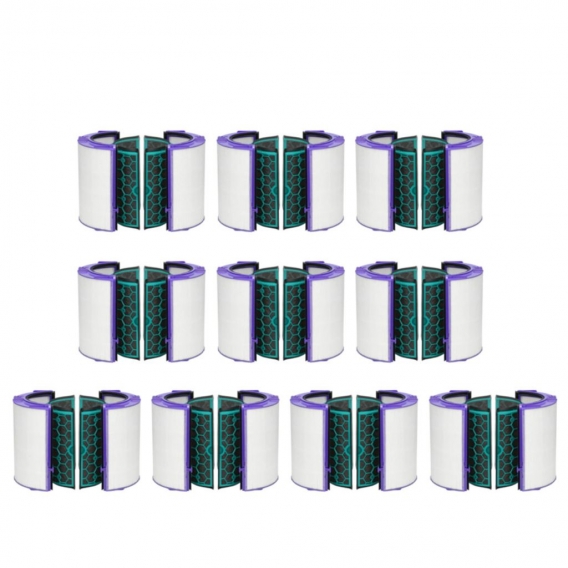 10x Trade-Shop Ersatzfilter für Dyson TP04 Pure Cool Link Luftreiniger Dyson DP04 HP04 HEPA Filter und Aktivkohle-Filter ersetzt