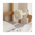 Niedlicher Schreibtischventilator Clip-on-Lüfter Kühlventilator 3-Gang-USB-Aufladung Persönlicher Ventilator 3 Flügel Leise für 