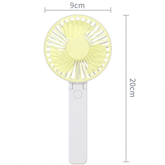 Mini-Handventilator, USB-Tischventilator, kleiner persönlicher tragbarer Kinderwagen-Tischventilator mit wiederaufladbarem, batt