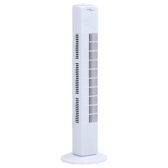 [ BEST SELLER ] Turmventilator mit Timer Φ24x80 cm Weiß TOP-MARKT