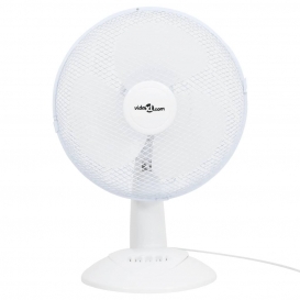 More about [ BEST SELLER ] Tischventilator 3 Geschwindigkeiten 30 cm 40 W Weiß TOP-MARKT