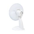 [ BEST SELLER ] Tischventilator 3 Geschwindigkeiten 30 cm 40 W Weiß TOP-MARKT