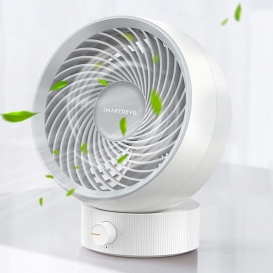 More about Tischventilator, USB Ventilator Mini Ventilator Klein Leise Stufenlose Geschwindigkeit 20 ° Einstellen, USB Desk Fan Geräuscharm