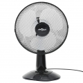 Home & Garden Tischventilator 3 Geschwindigkeiten 30 cm 40 W Schwarz