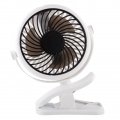 Mini Fan Clip-Tischventilator, USB-Lüfter, Akku-Lüfter, leise, kleiner Tischventilator mit 2200 mAh wiederaufladbarem Clip-Lüfte