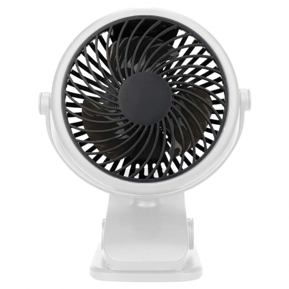 Mini Fan Clip-Tischventilator, USB-Lüfter, Akku-Lüfter, leise, kleiner Tischventilator mit 2200 mAh wiederaufladbarem Clip-Lüfte