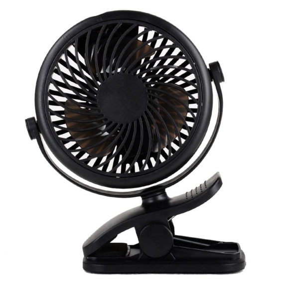 Mini Fan Clip-Tischventilator, USB-Lüfter, Akku-Lüfter, leise, kleiner Tischventilator mit 2200 mAh wiederaufladbarem Clip-Lüfte