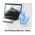 USB Ventilator, Mini USB Tischventilator Lüfter USB 360 Grad Einstellbarer, 3 Geschwindigkeiten Kann Aromatherapie-Öle Setzen, T