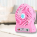 Pyzl Tragbarer wiederaufladbarer Mini-Ventilator Luftkühler Mini-Tischventilator USB-Kühlung Wiederaufladbare Handventilatoren G