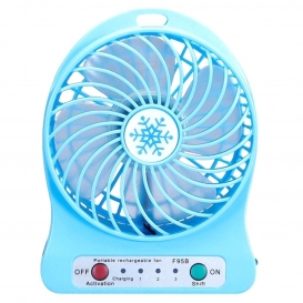 More about Pyzl Tragbarer wiederaufladbarer Mini-Ventilator Luftkühler Mini-Tischventilator USB-Kühlung Wiederaufladbare Handventilatoren G