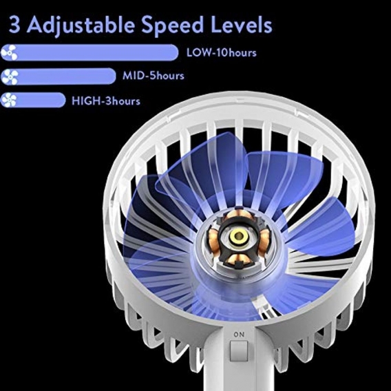 Andventilator, Ventilator klein Handventilator, Tischventilator USB Ventilator Mini tragbarer Ventilator Tischventilator mit 200