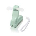 USB Mini Handventilator, Tragbarer Wiederaufladbar Handventilator und Standbar Faltbarer Lüfter für Zuhause Outdoor und Büro [2 