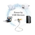 USB Uhr Ventilator,  Mini LED Lüfter Faltbar Schwanenhals Für, LED Uhr Fan Leise Für PC Laptop Notebook Desktops Zuhause und Bür