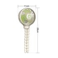 USB Fan Mini Hand Fan Quiet Small Table Fan Rotation 3 Speed Levels Strong Air Flow 2000 mAh for Pushchairs Library Office Tent